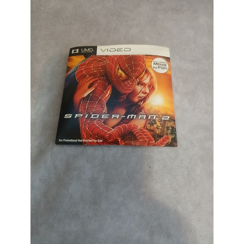 Spider-Man 2 Sony PSP UMD Video Movie Promotional Copy Marvel Tobey Maguire